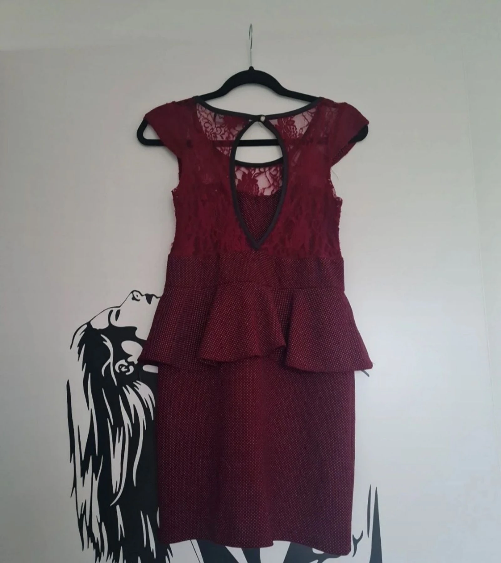 Dress with lace – photo 4